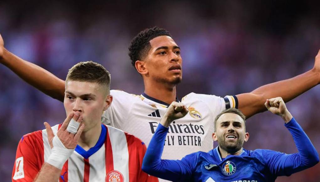 Goleadores: Bellingham domina, Dovbyk y Borja Mayoral persiguen