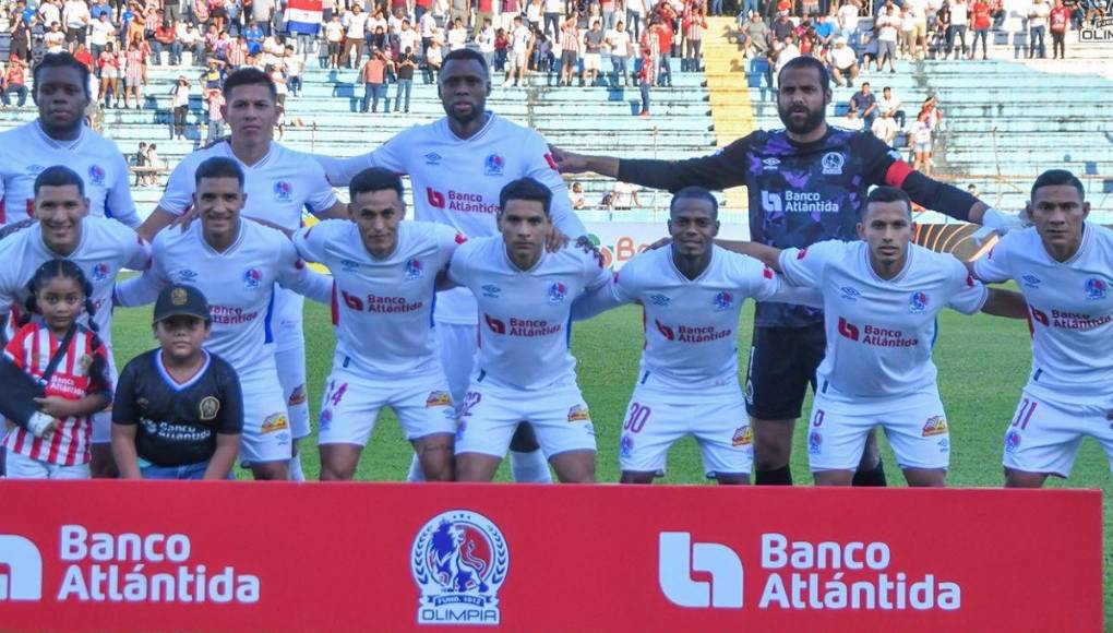 El modificado 11 titular de Olimpia para clásico ante Motagua