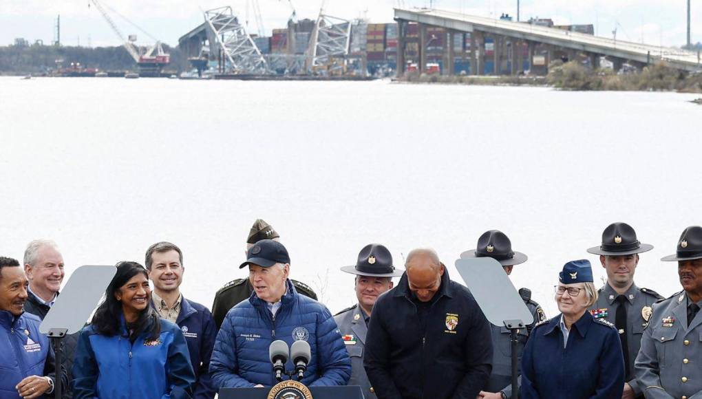 La dura pérdida personal que recordó Biden desde el puente colapsado de Baltimore