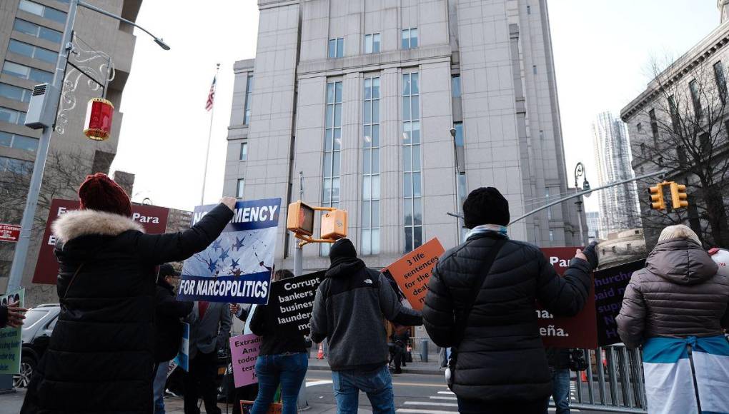 Fuertes medidas de seguridad en la Corte de Nueva York para juicio de JOH