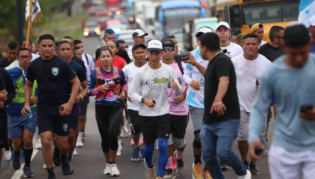 El cansancio y sudor de Shin Fujiyama, a pocos kilómetros de Tegucigalpa