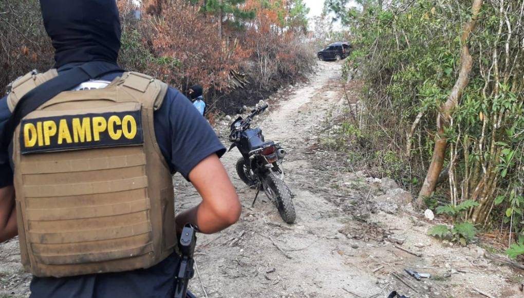 Fuerte despliegue policial, armas y terreno hostil: fotos del enfrentamiento que dejó cuatro muertos en Valle de Támara