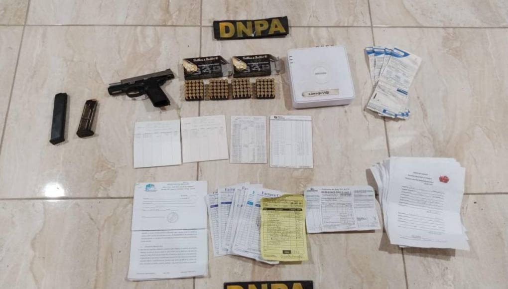 Los hallazgos en las casas de los tres hondureños extraditables por narcotráfico