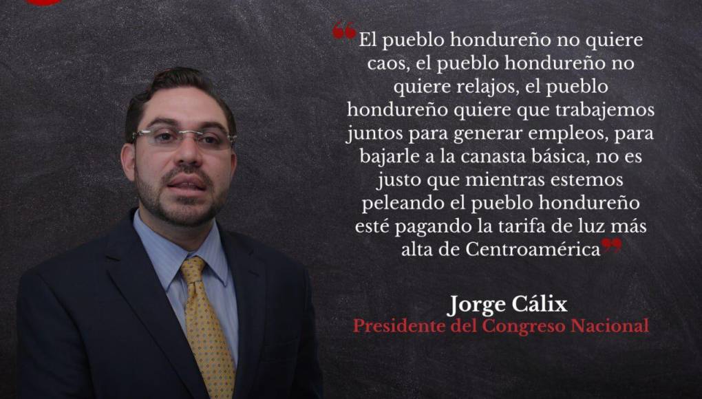 “El presidente Zelaya me tiene algo molesto”, frases de Jorge Cálix presidente del CN