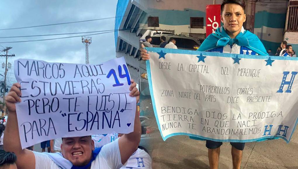 Las mejores pancartas que engalanaron el estadio Nacional en el Honduras-México