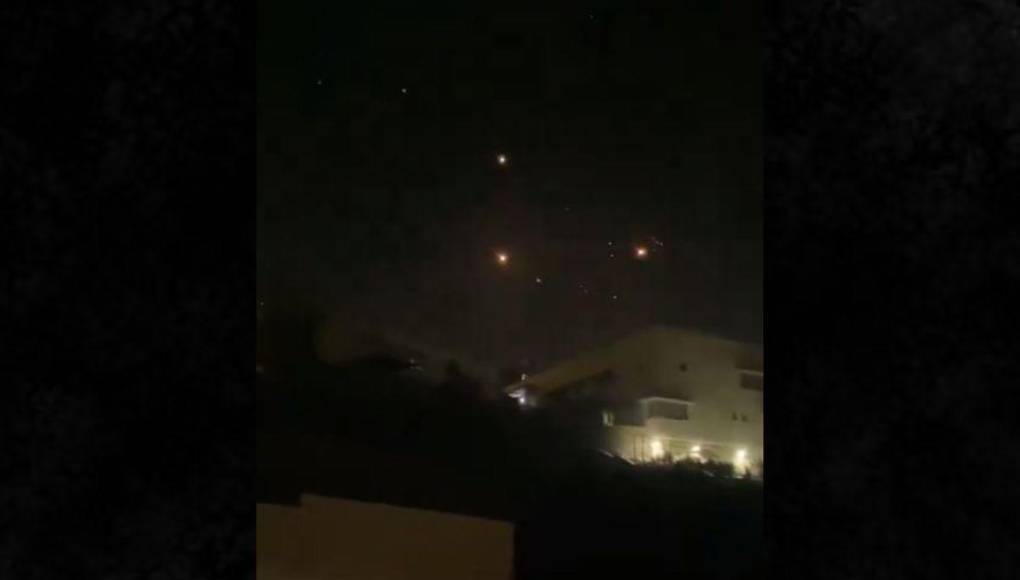 Primeras imágenes del ataque aéreo de Irán contra Israel