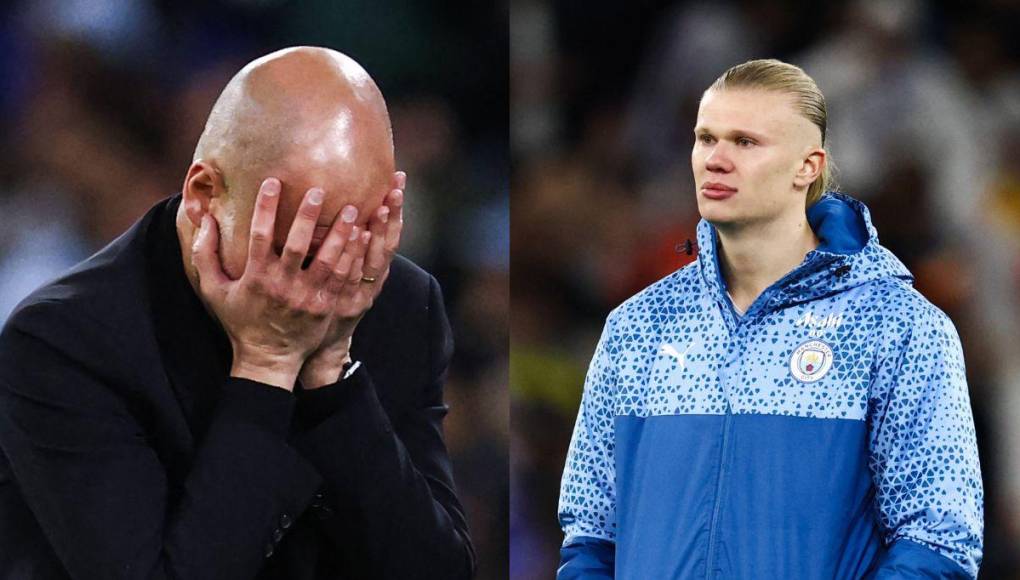 Rostros de tristeza en el City tras eliminación ante Real Madrid