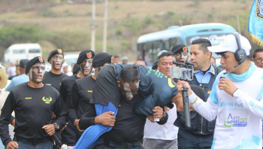 El cansancio y sudor de Shin Fujiyama, a pocos kilómetros de Tegucigalpa