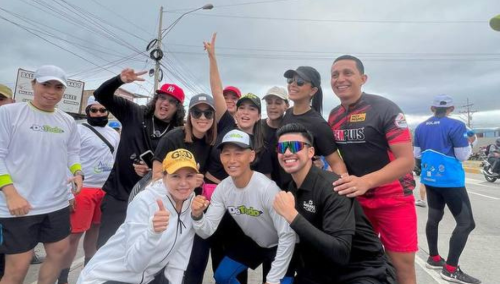 Presentadores hondureños se suman a Shin Fujiyama en el penúltimo día de la carrera