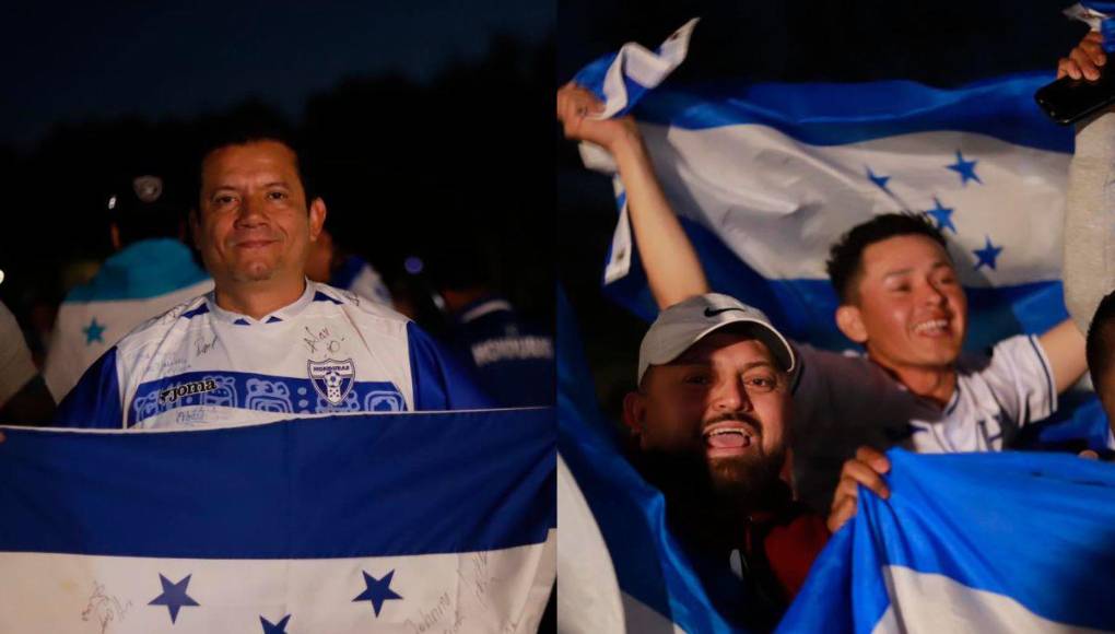 ¡Euforia por la H! Banderazo de los aficionados de la Selección de Honduras