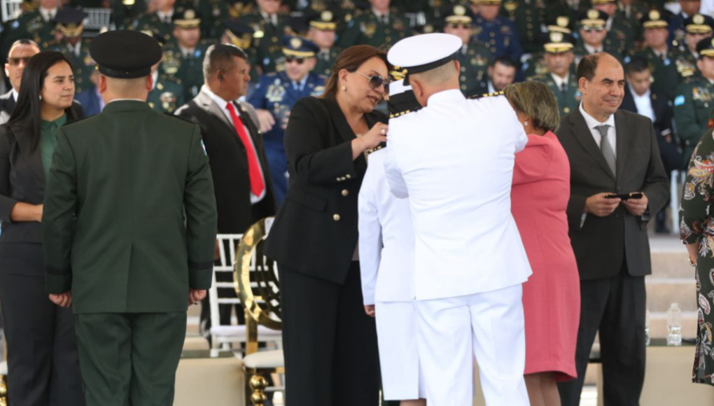 Así se llevó a cabo la ceremonia de ascensos en las Fuerzas Armadas de Honduras