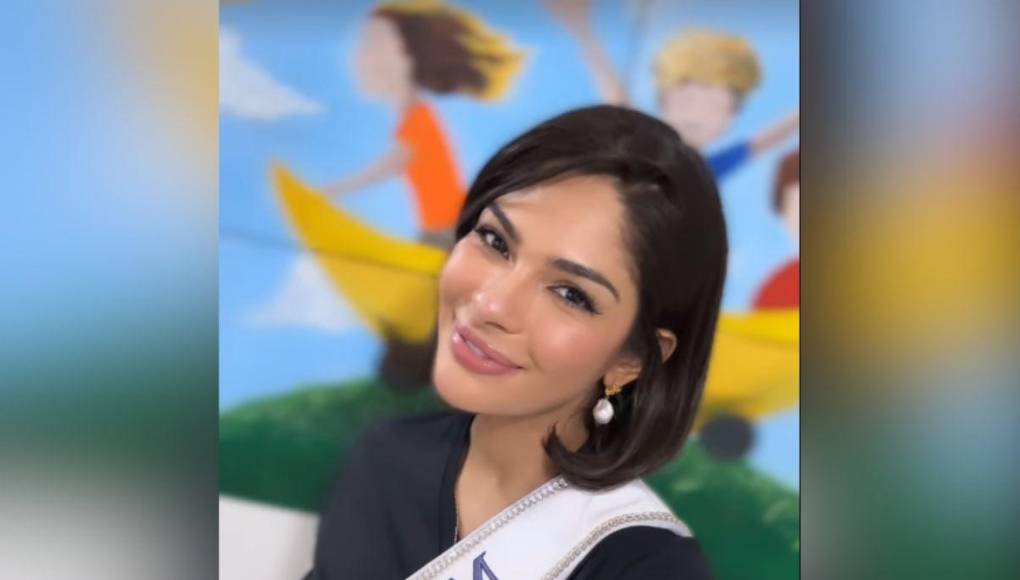 Miss Universo Sheynnis Palacios visita a niños en hospital de Filipinas