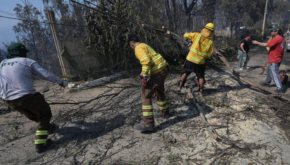 Terribles imágenes de incendios forestales en Chile; hay al menos 19 muertos