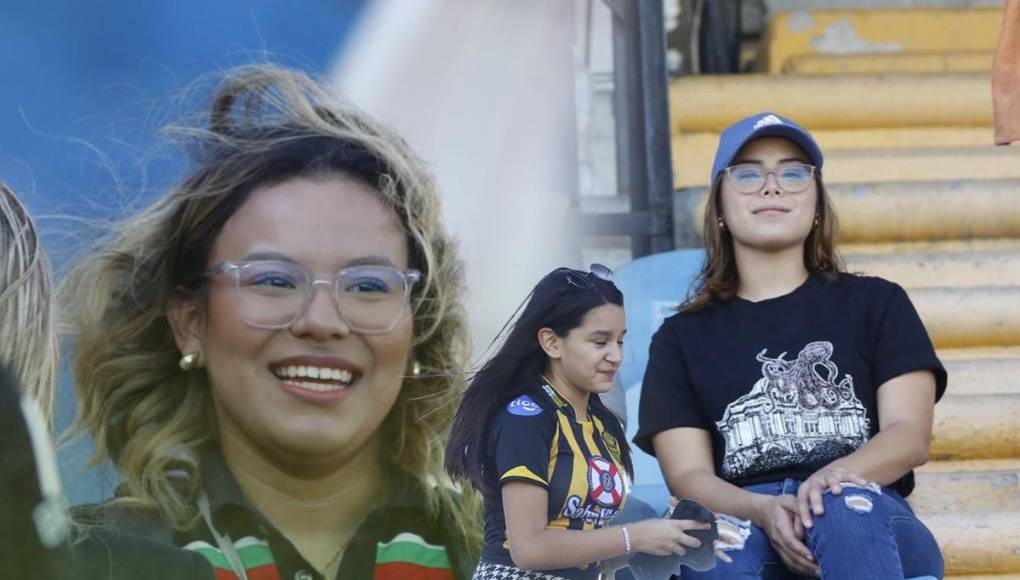 Hermosas chicas roban miradas en el clásico Real España vs Marathón