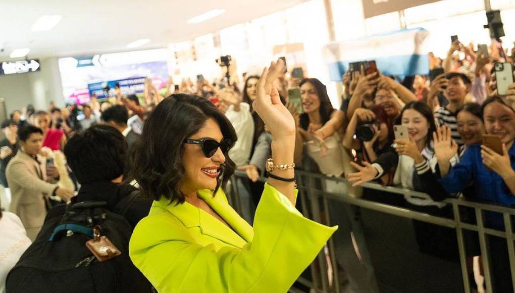 ¡Despampanante! Así lució Sheynnis Palacios en su gira por Asia