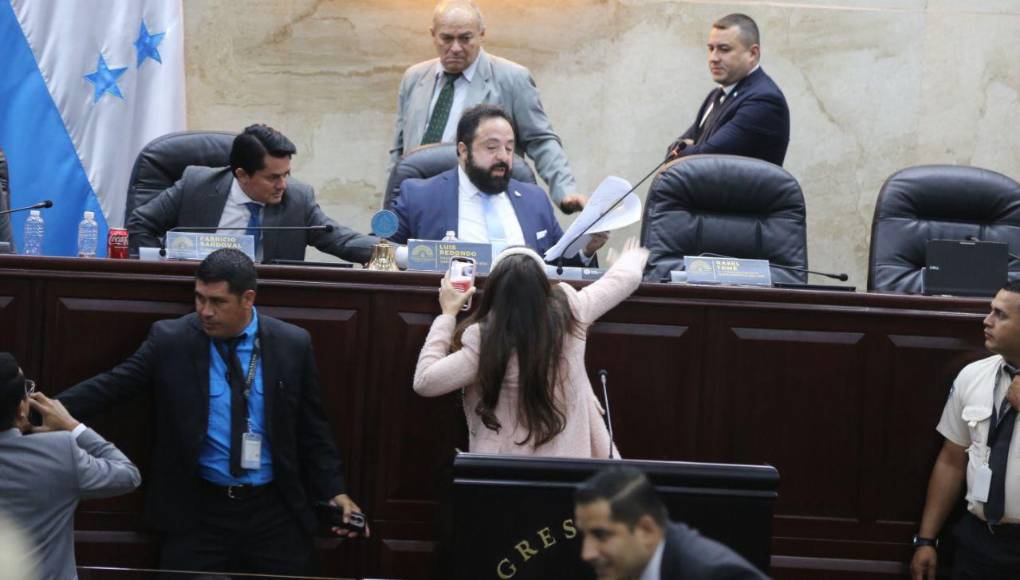 Le quitó el micrófono: la reacción de Iroshka Elvir contra Luis Redondo