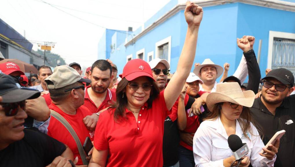 Los políticos hondureños que asistieron a la marcha del 1 de mayo