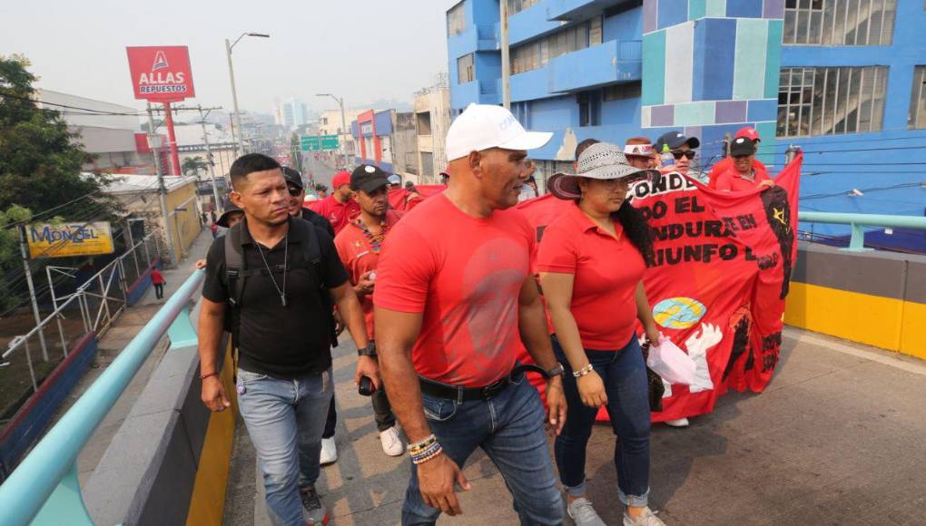 Los políticos hondureños que asistieron a la marcha del 1 de mayo
