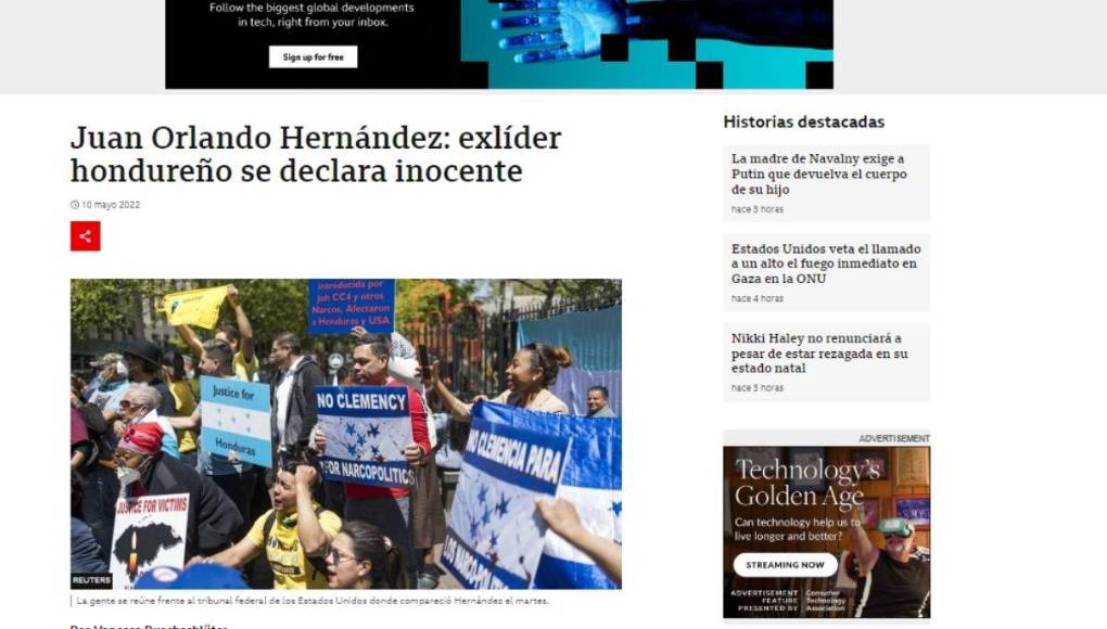 Prensa internacional: Así se informó el inicio del juicio de JOH