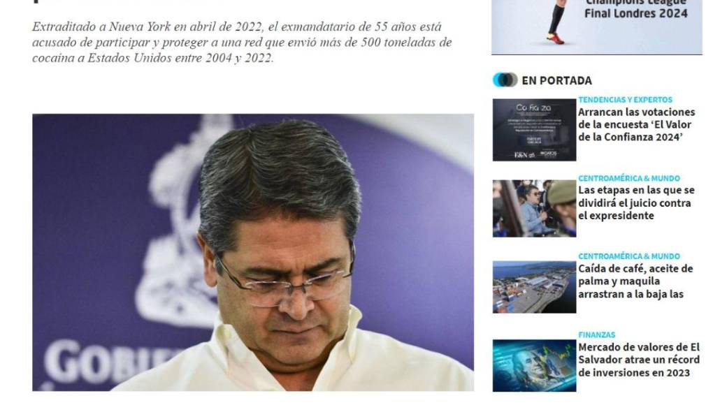 Prensa internacional: Así se informó el inicio del juicio de JOH