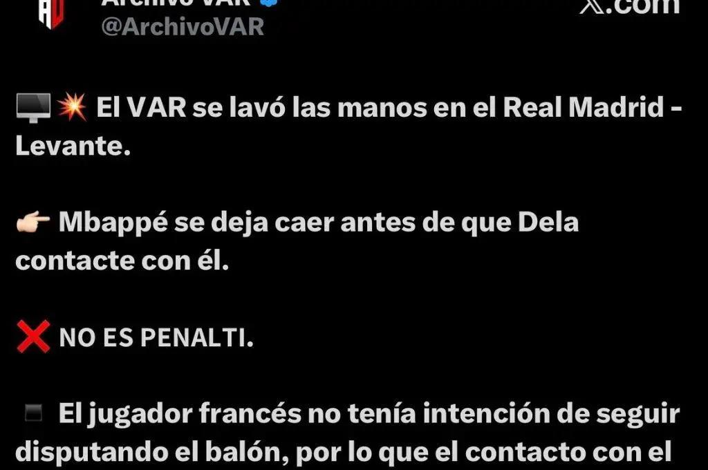 Penal regalado a Real Madrid, Kervin ausente con Levante, jugador llora y cariñitos a Vini