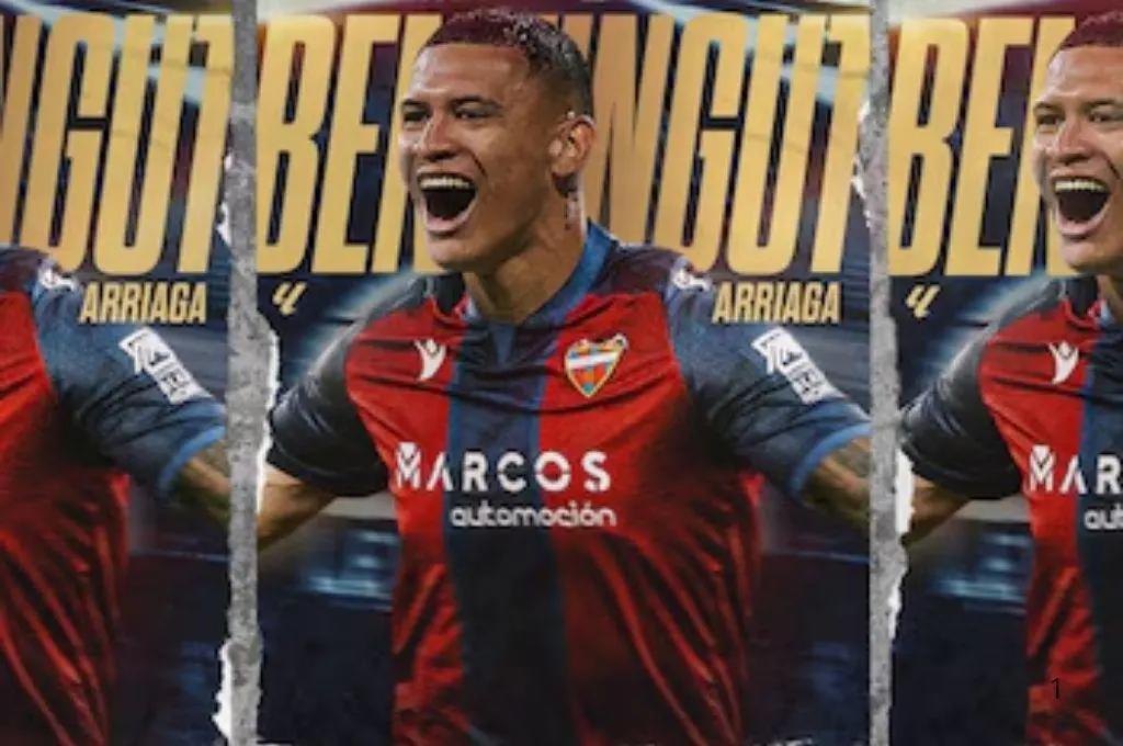 Kervin Arriaga podría dejar el Levante y marcharse a la Serie A de Italia