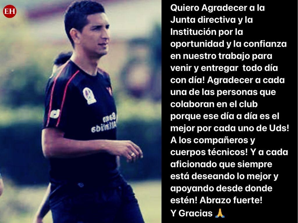 Johny Leverón, primera baja de Olimpia tras separación de Pablo Lavallén