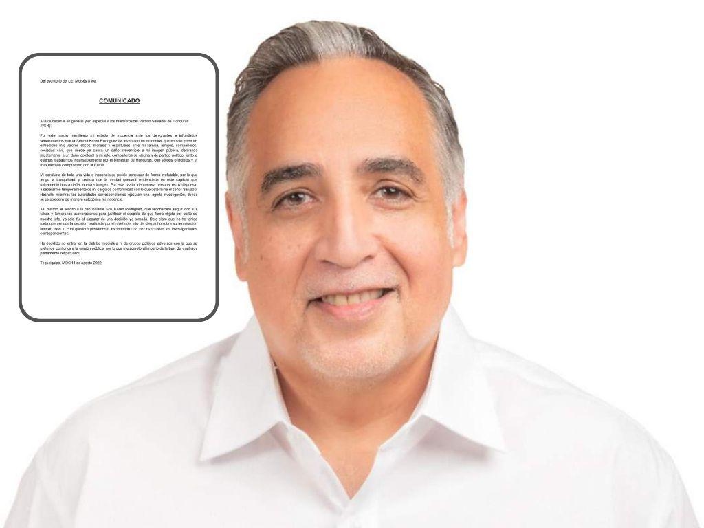 Moisés Ulloa se declara inocente por acoso sexual y laboral a Karen Rodríguez