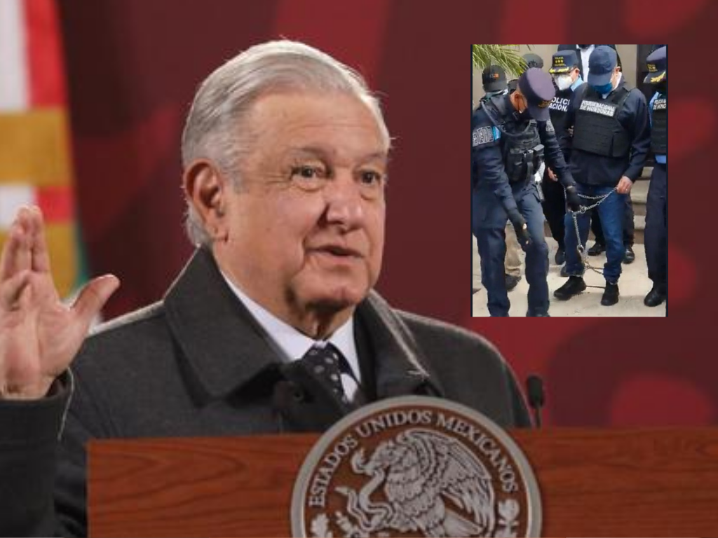 “¿Cómo lo van a encadenar? Esto es prepotencia”, dice AMLO sobre arresto de JOH