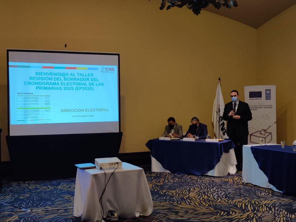 CNE inicia desarrollo de cronograma para elecciones primarias de 2025