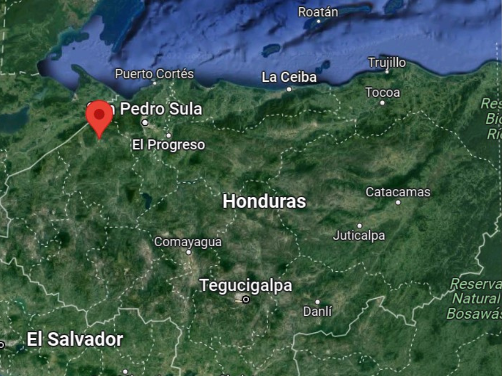 Reportan sismo de 4.2 grados en el noroccidente de Honduras