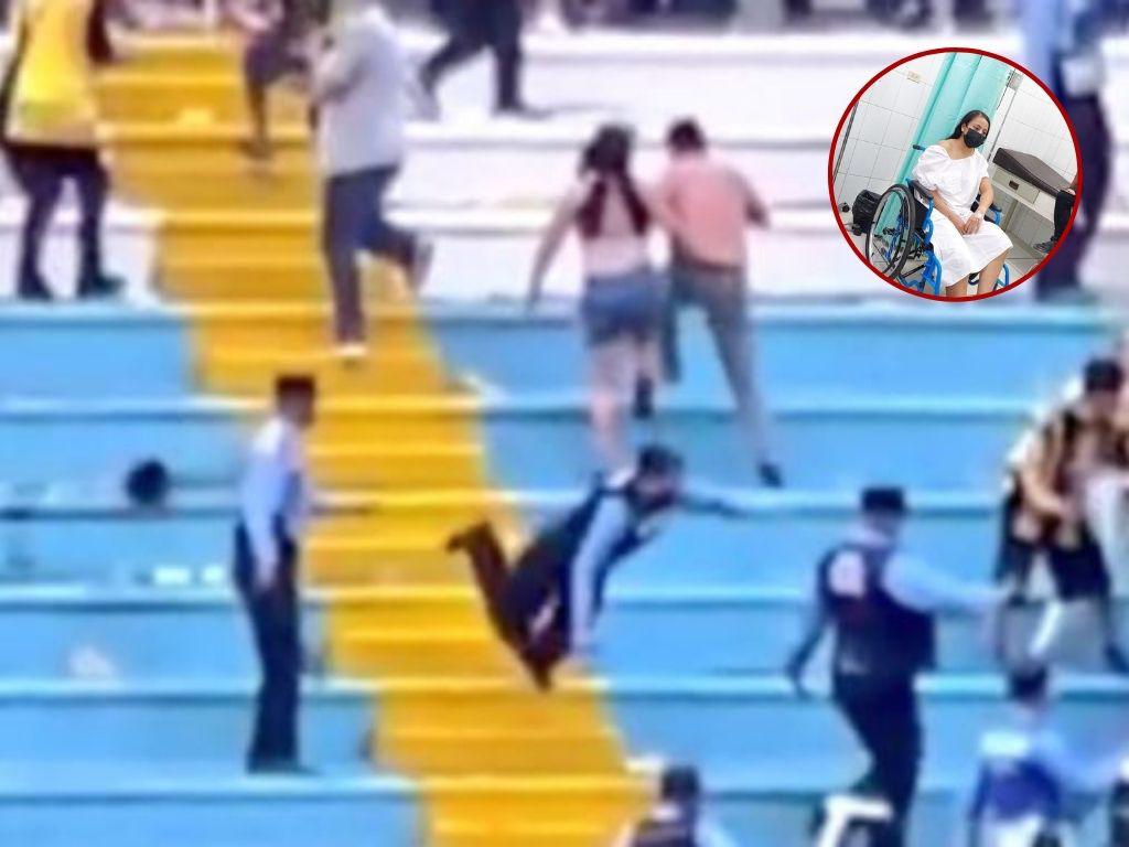 Ofrecen 100 mil lempiras por información del aficionado que lanzó a subinspectora en el Olímpico