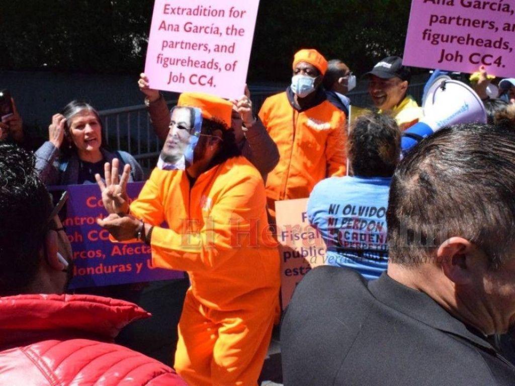 Hondureños en EEUU exigen cadena perpetua para Juan Orlando Hernández