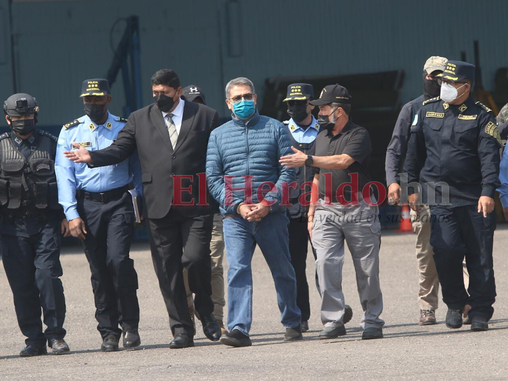 Extraditan a Juan Orlando Hernández a Estados Unidos por narcotráfico