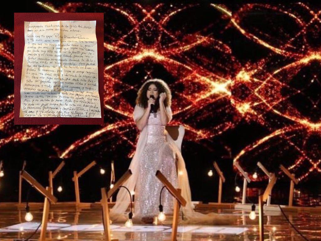 ¿Qué dice la emotiva carta que el papá de Cesia Sáenz le envió a La Academia?