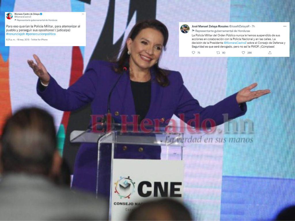 Antes eran parte del “crimen organizado”, pero hoy ratifican su continuidad: Gobierno de Xiomara Castro sobre Policía Militar