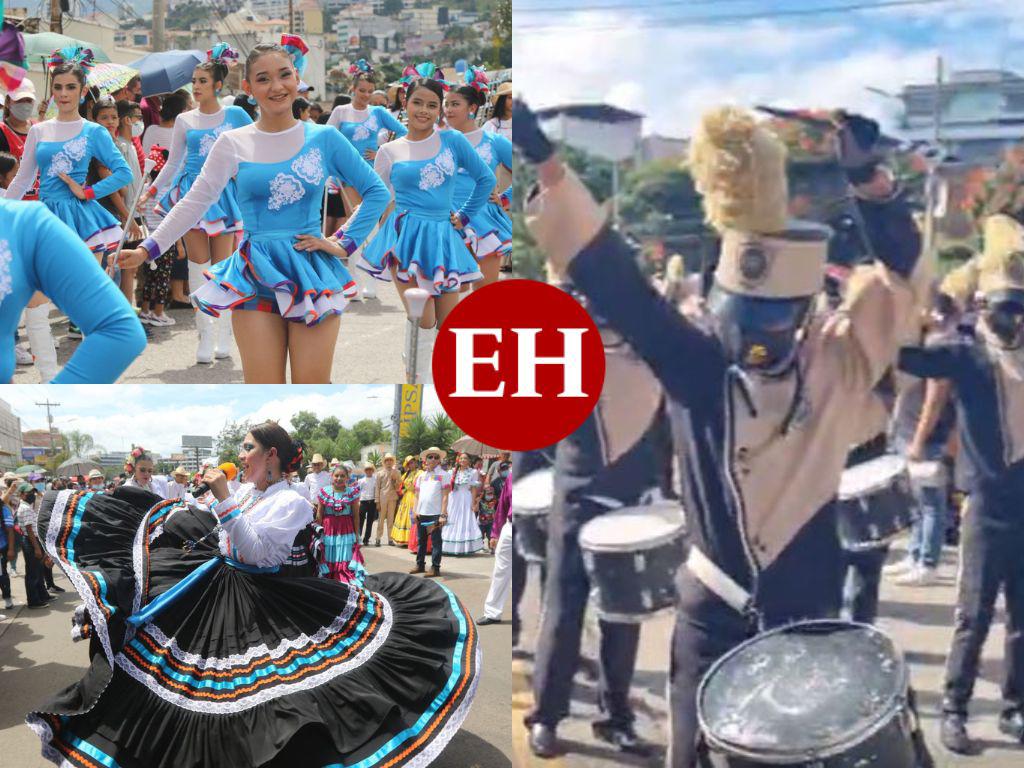 Alegres y coloridas, las bandas con el mejor show en los Desfiles Patrios