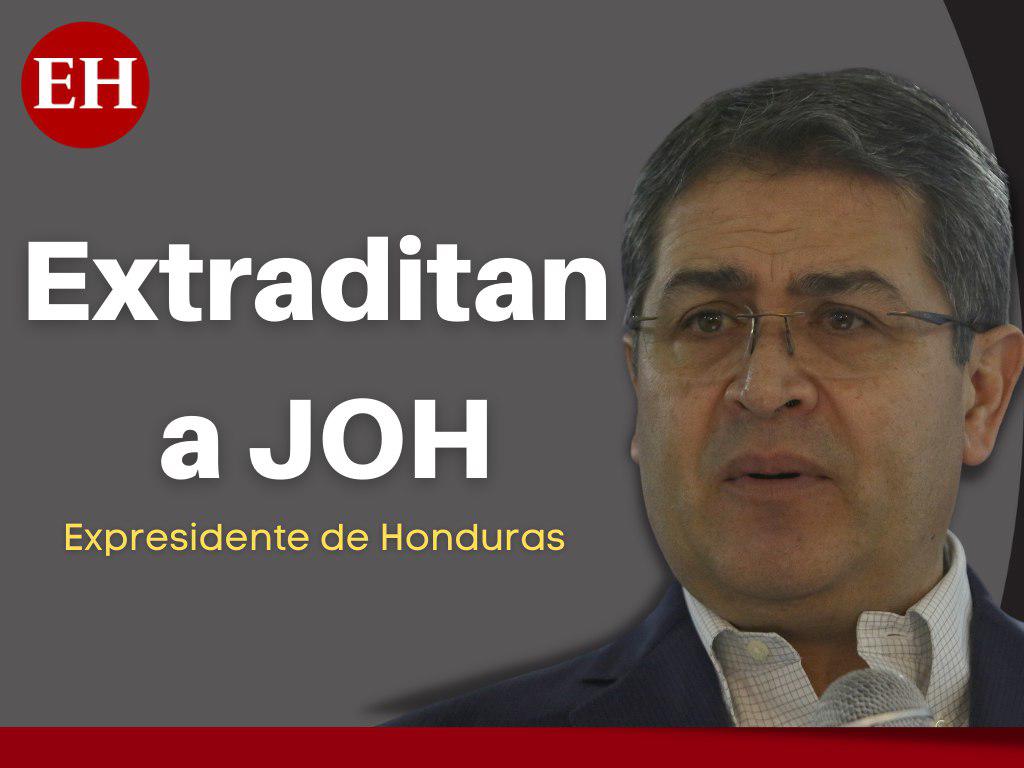 Extraditan a Juan Orlando Hernández a Estados Unidos por narcotráfico