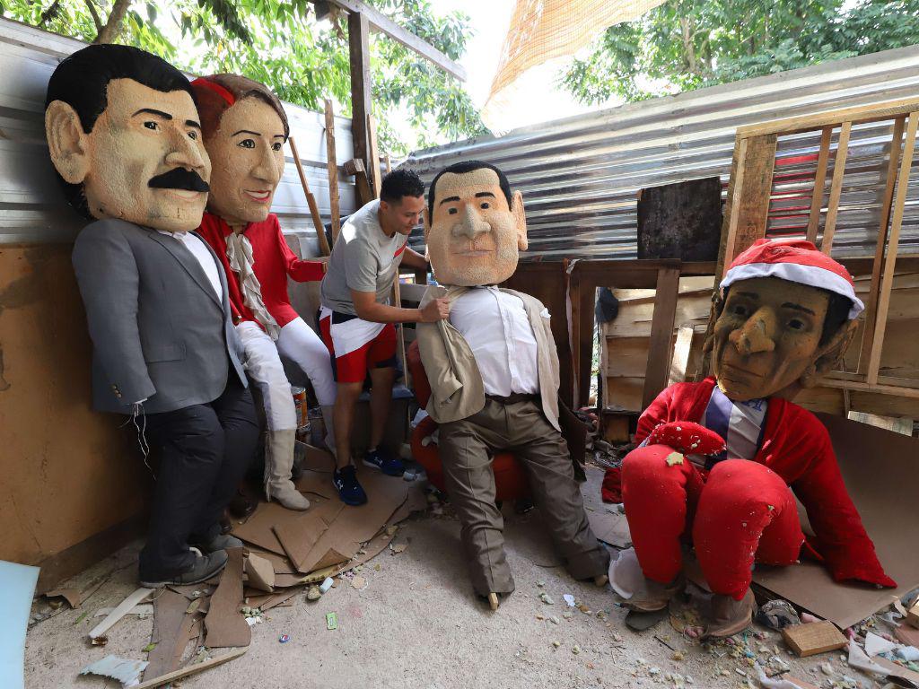 Aldana, ‘Mel’ y Xiomara, los monigotes que arderán para despedir el 2022