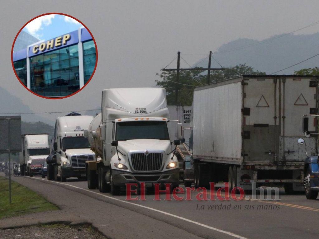 Cohep lamenta que crisis continúe por responsabilidad del sector transporte de carga