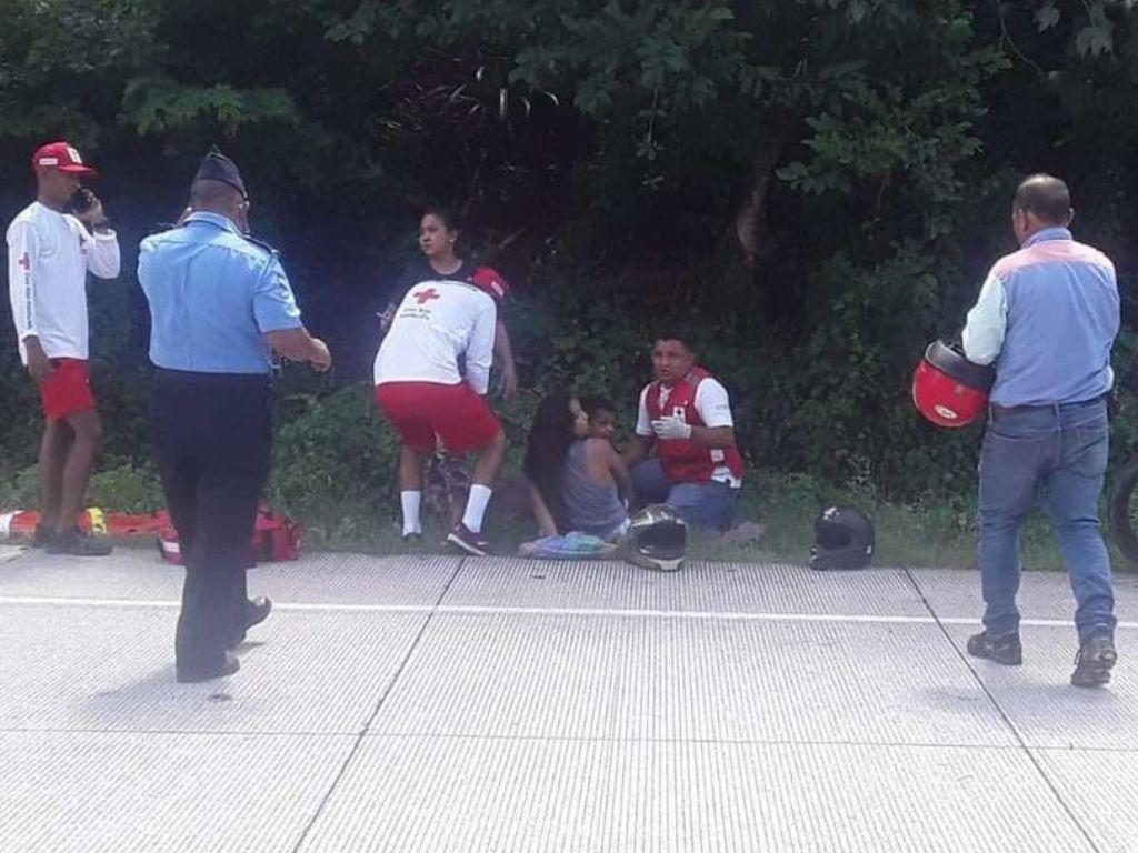Cuatro heridos, entre ellos un niño, tras accidente de tránsito en Pespire
