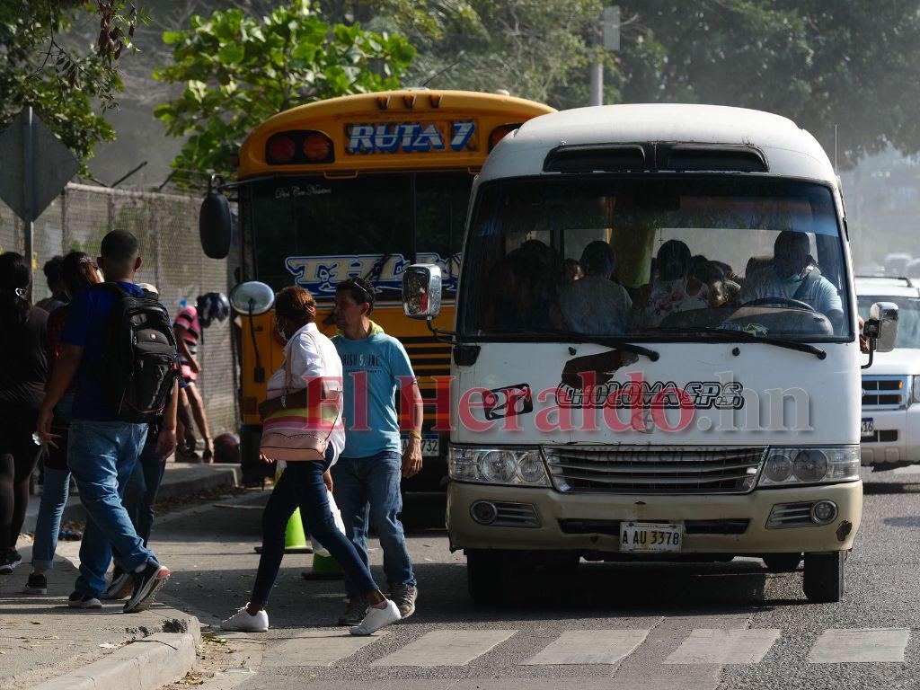 Aumenta a 16 lempiras el pasaje del transporte urbano a partir de este lunes