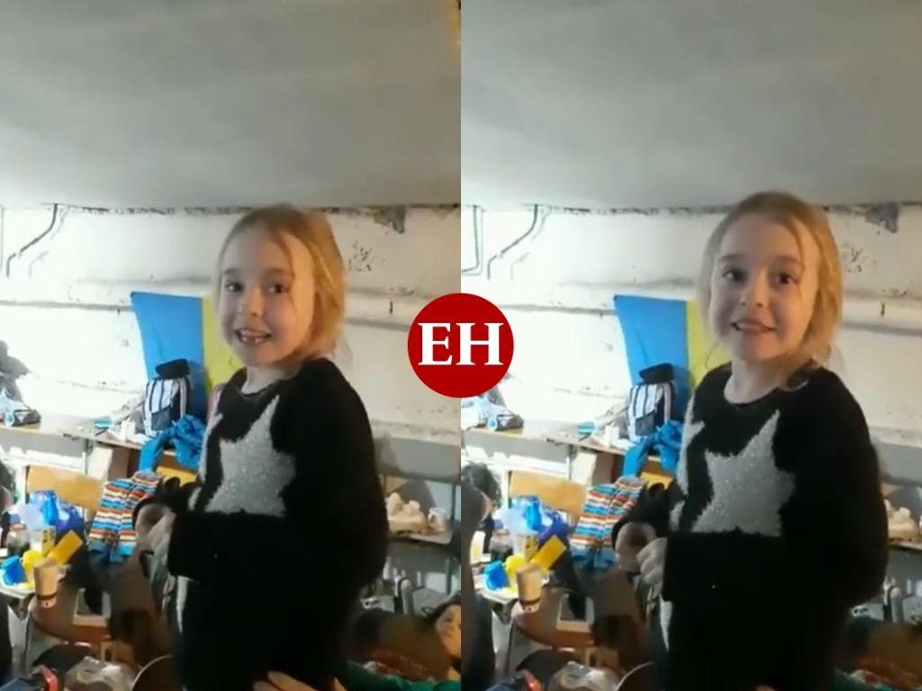 Niña ucrania se viraliza en medio de la guerra al cantar ‘Let it go’ desde un refugio en Kiev