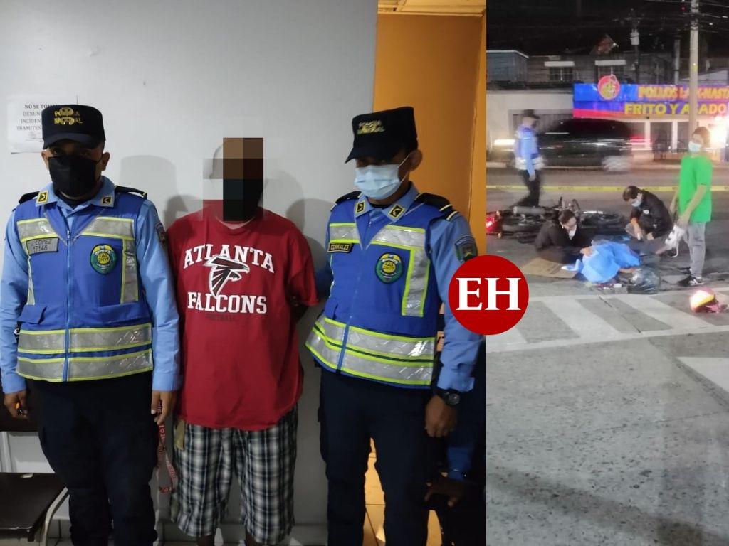 Detienen a conductor que hizo viraje prohibido e impactó contra una moto; murió una niña de siete años