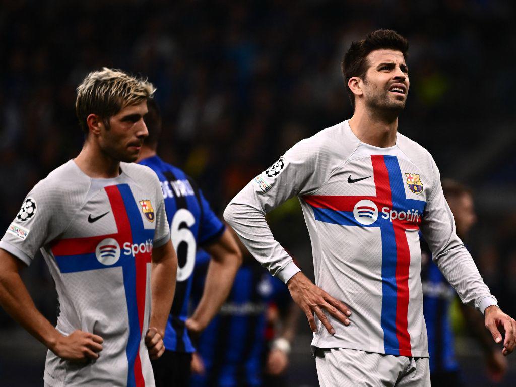 Barcelona se complica en la Champions tras caer 1-0 frente al Inter