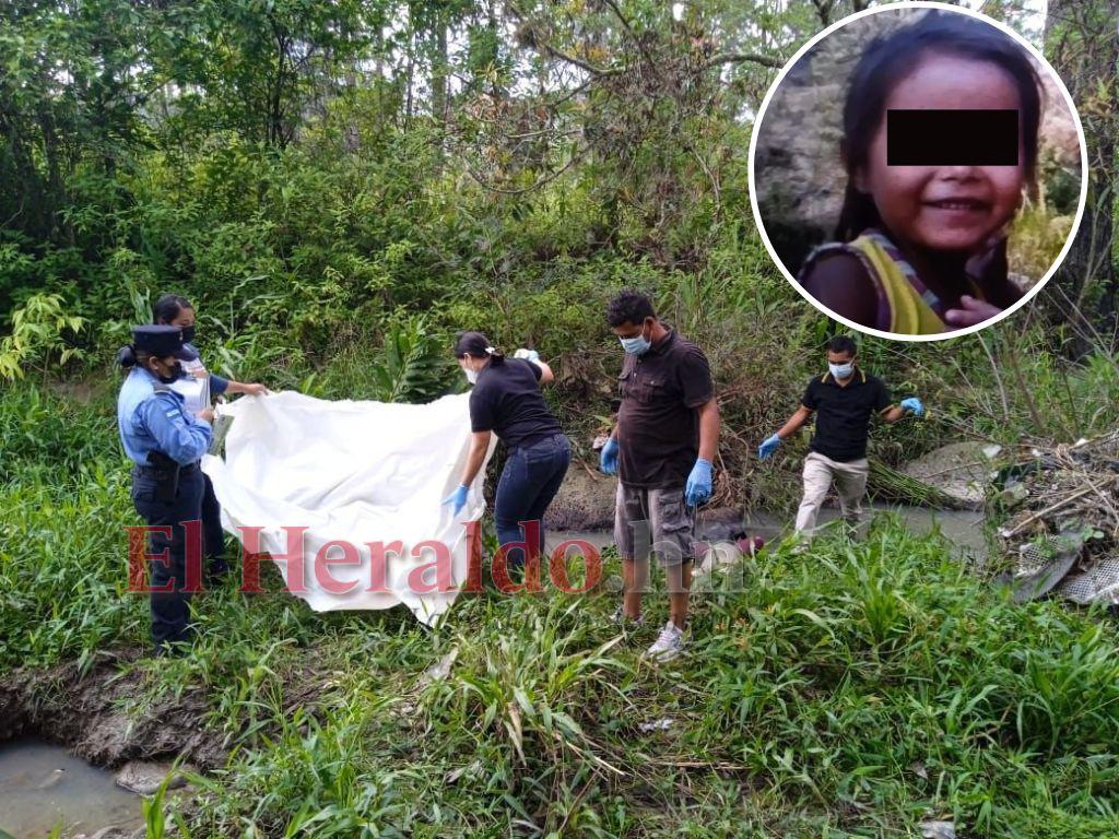 Muerta hallan a niña de cuatro años que había desaparecido en Siguatepeque