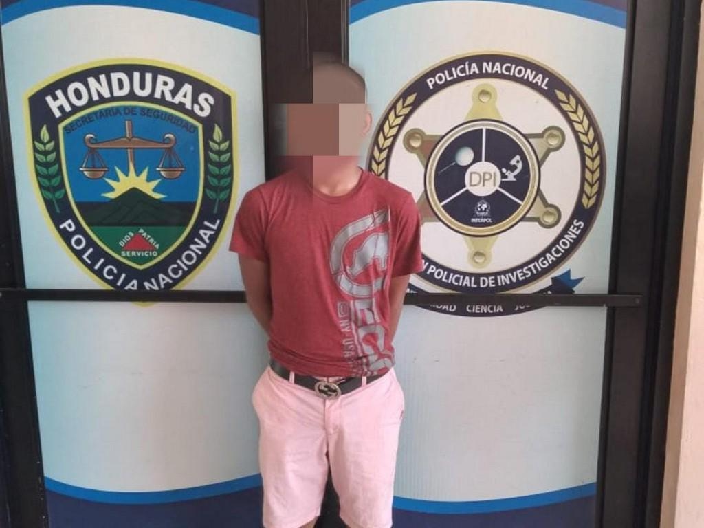 Capturan a menor, miembro de grupo delictivo “Los Tumbados” en Choluteca