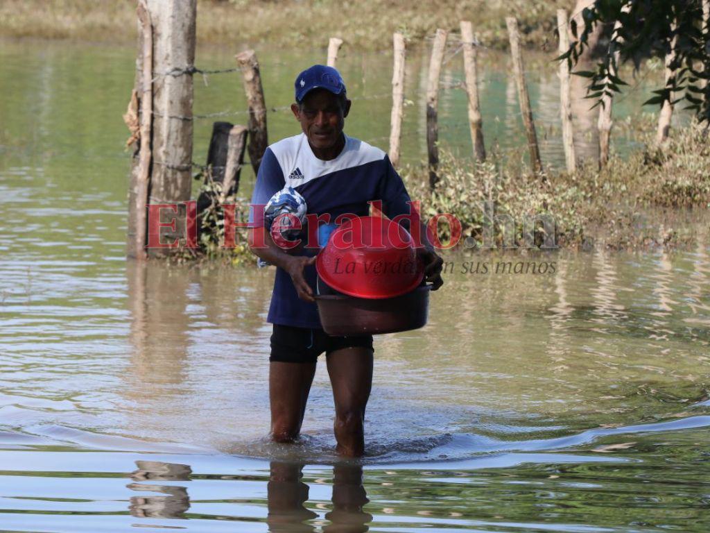Extienden alerta roja para municipios del sur y aledaños al río Chamelecón por lluvias e inundaciones