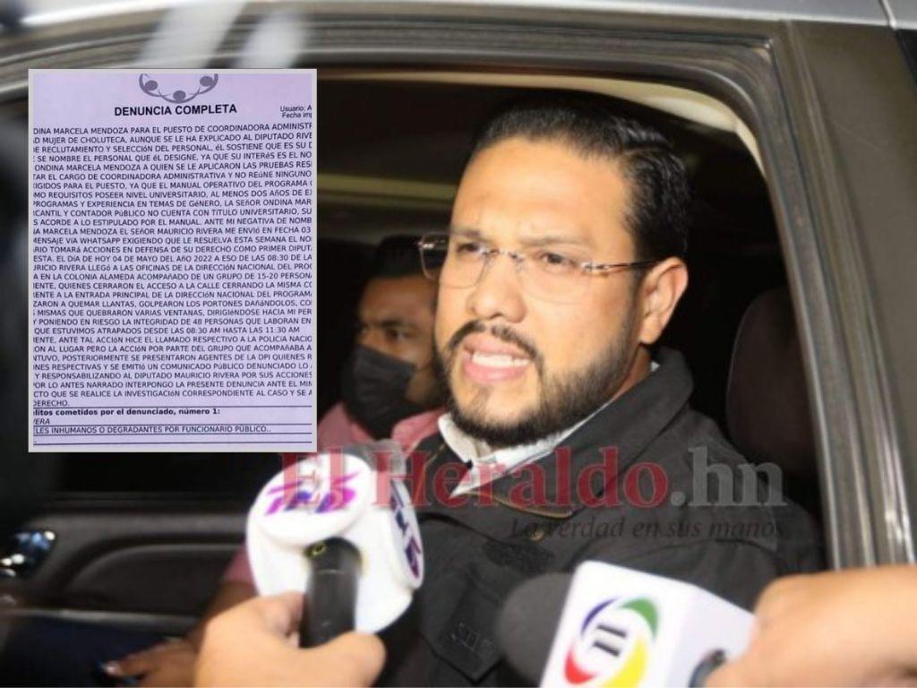 Hasta por tráfico de influencias denuncian al diputado Mauricio Rivera en la Fiscalía