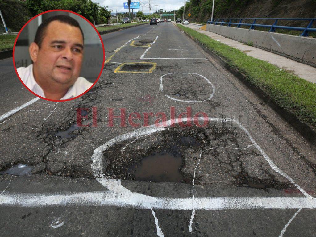 Aldana reacciona al mal estado de la red vial de la capital: “Ninguna ciudad se deteriora en cuatro o cinco meses”